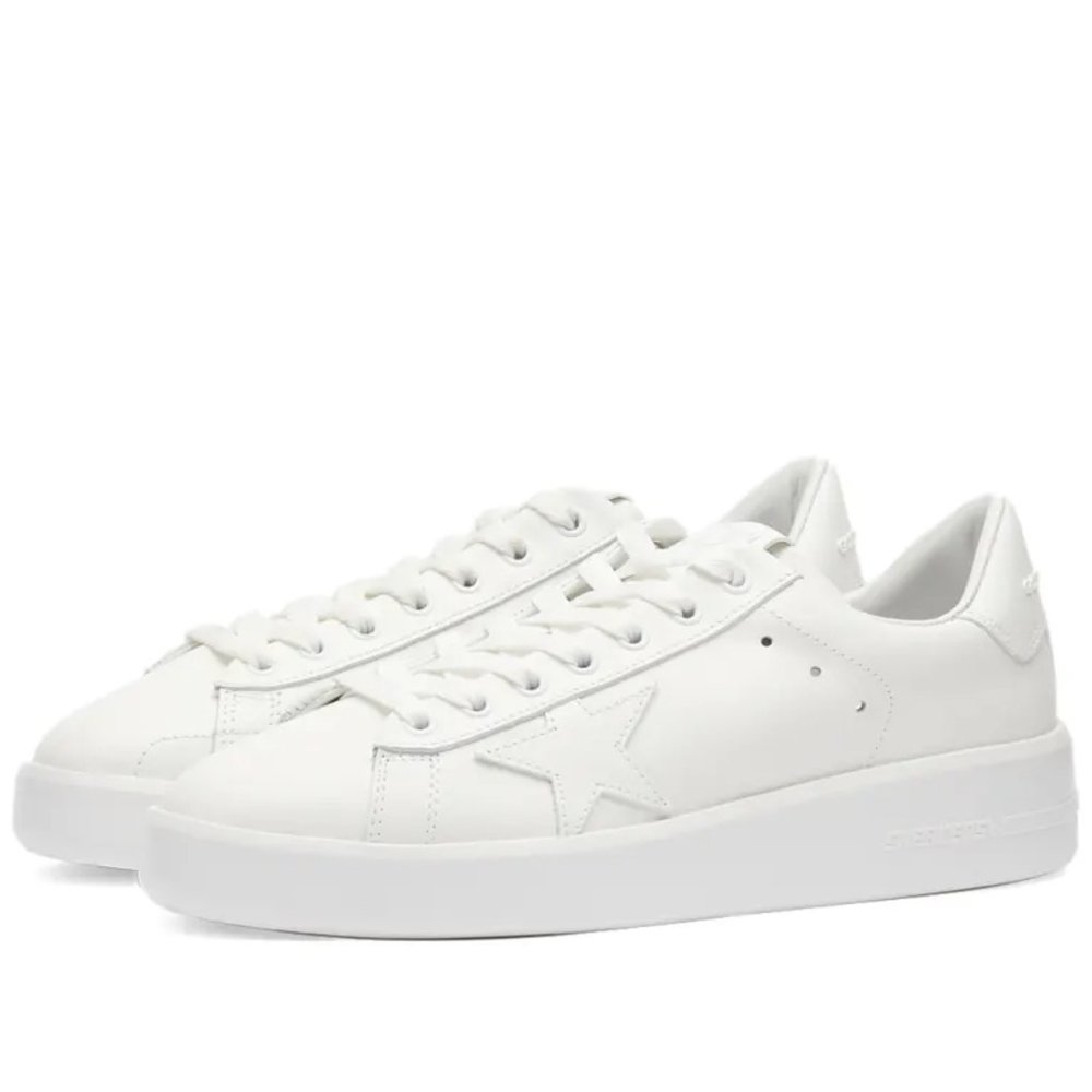 *SOLD* GOLDEN GOOSE Pure Star Leather Sneaker Optic White Size 36